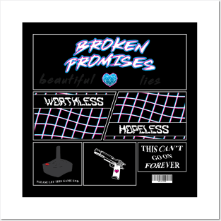 Broken Promises Vaporwave Posters and Art